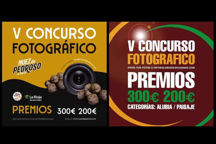Últimos días para participar en el concurso de fotografía de las DOPs Alubia de Anguiano y Nuez de Pedroso